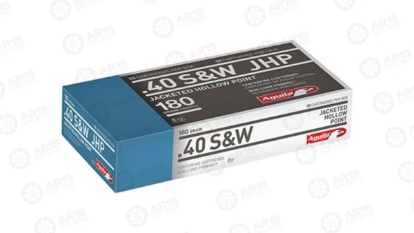 AGUILA 40SW 180GR JHP