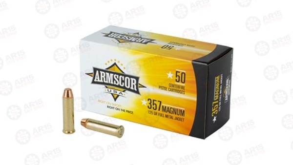 ARMSCOR 357MAG 125GR FMJ Armscor