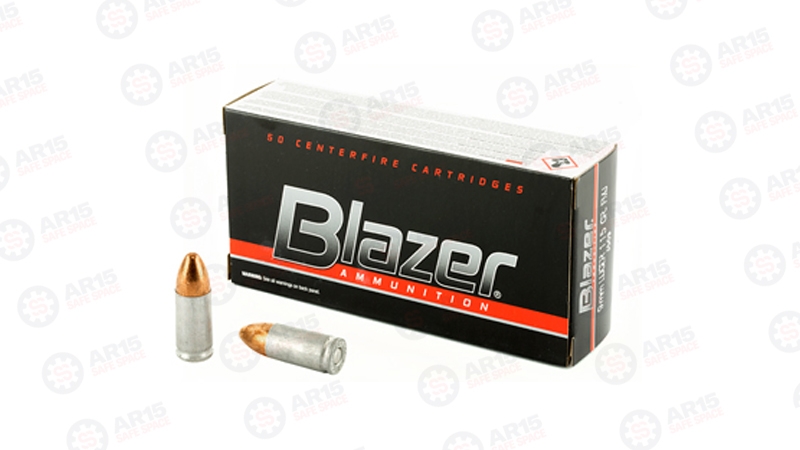 BLAZER 9MM 115GR FMJ Blazer Ammunition