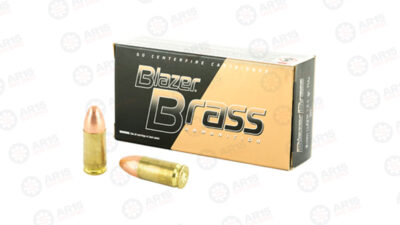 BLAZER BRASS 9MM 124 FMJ Blazer Ammunition