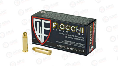 FIOCCHI 38SPL 130GR FMJ Fiocchi Ammunition