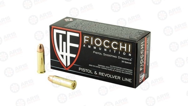 FIOCCHI 38SPL 158GR FMJ