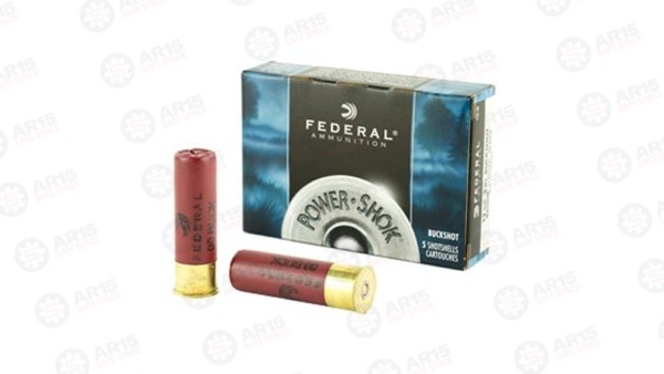 FED PWRSHK 12GA 3" MG 00 BCK Federal
