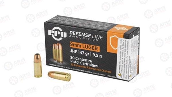 PPU 9MM JHP 147GR Prvi Partizan