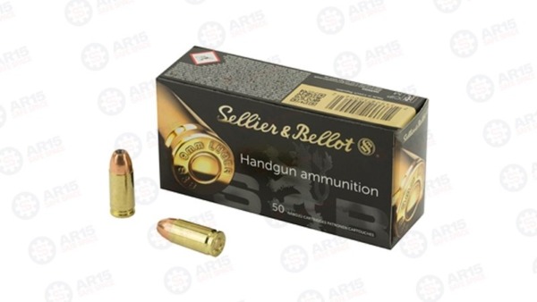 S&B 9MM 115GR JHP Sellier & Bellot