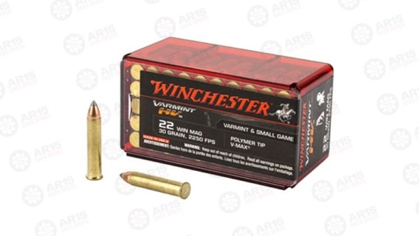 WIN VARMINT HV 22WMR 30GR V-MAX Winchester