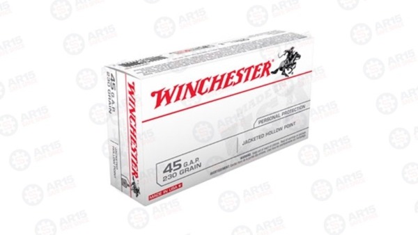 WIN USA 45 GAP 230GR JHP Winchester