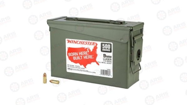WIN USA 9MM 115GR FMJ CAN 500/1000