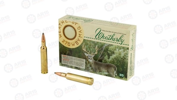 WBY AMMO 270WBY 130GR SPIRE