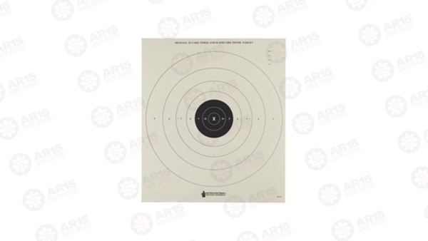 Action Target Timed And Rapid Fire Target B-8-100 Timed And Rapid Fire