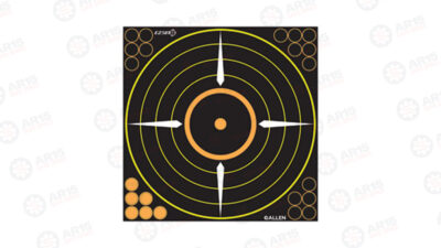 Allen EZ See Target 12"X12" Adhesive Bullseye Target 5 15222 EZ See