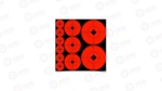 Birchwood Casey Target Spot Assortment Target 1", 2", 3" Round 60-1" Targets