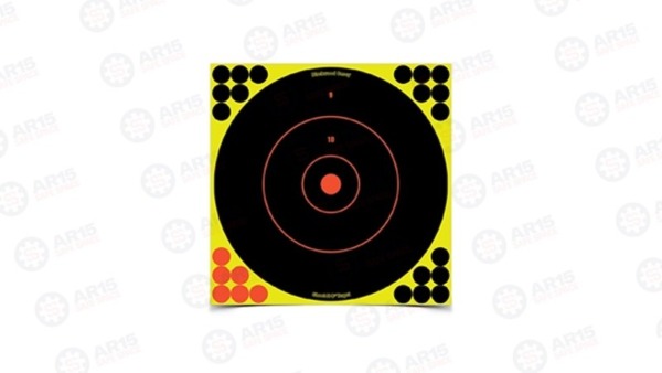 Birchwood Casey SRC-5 Shoot-N-C Target 12" Round 1" 2" 3" 5.5" 8" 5 Targets 34012