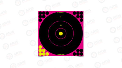 Birchwood Casey Shoot-N-C Target 12" 1" 2" 3" 5.5" 8" 5 Targets 34027 Shoot-N-C