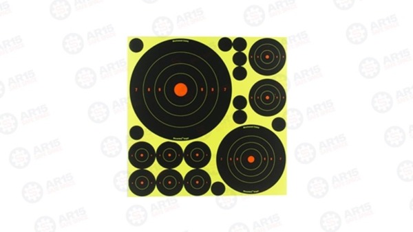 Birchwood Casey DTK Shoot-N-C Target 1", 2", 3", 6", and 8" Deluxe Variety Kit 40-1" Pasters, 24-2", 8-3", 4-6", 4-8" Targets 34208