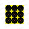 Birchwood Casey AR5-12 Shoot-N-C Target 2" Round 1" 2" 3" 5.5" 8" 108 Targets 34210-12 AR5-12