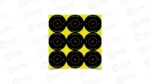Birchwood Casey AR5-12 Shoot-N-C Target 2" Round 1" 2" 3" 5.5" 8" 108 Targets 34210-12