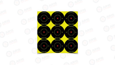 Birchwood Casey AR5-12 Shoot-N-C Target 2" Round 1" 2" 3" 5.5" 8" 108 Targets 34210-12 AR5-12