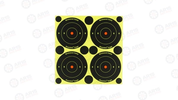 Birchwood Casey B3-90 Shoot-N-C Target 3" Round 1" 2" 3" 5.5" 8" 240 Targets 34375-90
