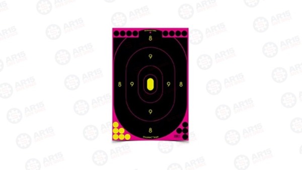 Birchwood Casey Shoot-N-C Target 12"x18" Pink 5 Targets 34635