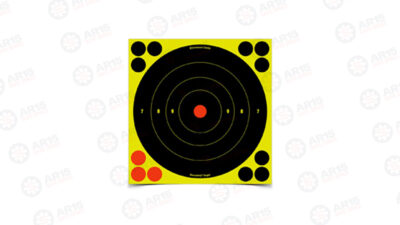 Birchwood Casey Shoot-N-C TQ4-6 Target 8" Round 1" 2" 3" 5.5" 8" 6 Targets 34805-6 Shoot-N-C