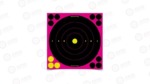 Birchwood Casey Shoot-N-C Target 8" Pink Bullseye 6 Targets 34808