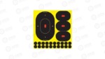 Birchwood Casey B27-6 Shoot-N-C Target 9", 4.75", 1" Silhouette 5-9", 15-4.75" Targets & 100 Pasters 34905-6