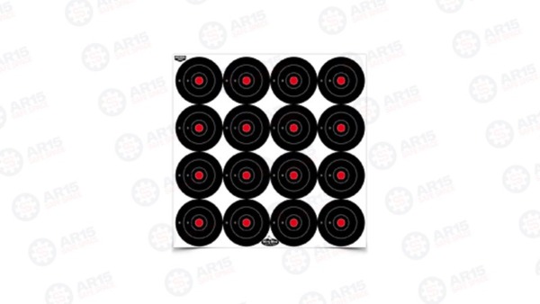 Birchwood Casey Dirty Bird RF3-12 Target 3" 1" 2" 3" 5.5" 8" 12/Pack 35309
