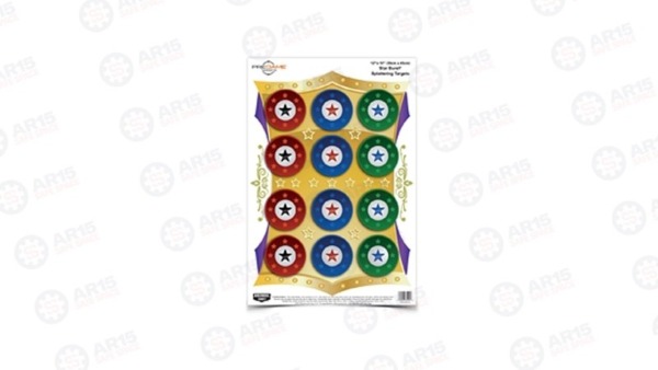 Birchwood Casey Pregame Target 12"x18" Star Burst 8 Targets 35572