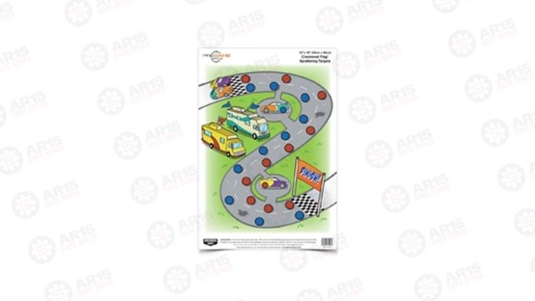 Birchwood Casey Pregame Target 12"x18" Check Flag 8 Targets 35574