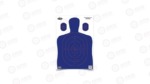 Birchwood Casey Dirty Bird Target 16.5" x 24" BC-27 Blue/Orange Silhouette Target 3 Targets 35753