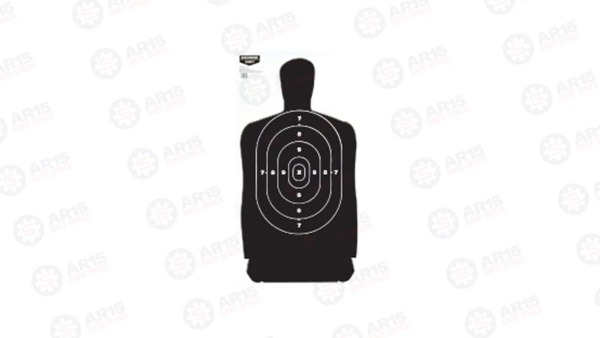 Birchwood Casey B-27 Eze-Score Target 24" X 45" Silhouette 100 Targets 37002