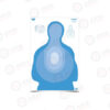 Birchwood Casey Eze-Scorer Target 23X35 Transitional Blue Paper Target 100 Targets 37024 Eze-Scorer