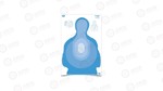 Birchwood Casey Eze-Scorer Target 23X35 Transitional Blue Paper Target 100 Targets 37024
