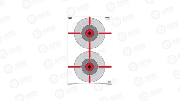 Birchwood Casey Eze-Scorer Target 23X35 Double Bull's-Eye Paper Target 100 Targets 37031