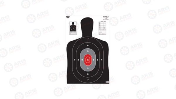 Birchwood Casey BC27 Eze-Score Target 23X35 Red Core 100 Targets 37051