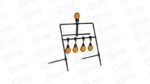 Birchwood Casey GRT22 Gallery Target .22 Resetting 1 Target 47022