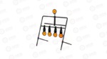 Birchwood Casey GRT22 Gallery Target .22 Resetting 1 Target 47022