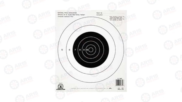 Champion Traps & Targets NRA B16 NRA Target 25Yd Pistol Slowfire 100/Pack 40722