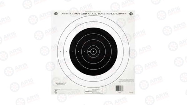Champion Traps & Targets GTQ4 NRA Target 100 Yd Single Bullseye 12/Pack 40762