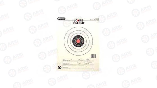 Champion Traps & Targets Orange Bullseye Scorekeeper Target 50Ft Pistol Slowfire 12/Pack 45724 Orange Bullseye