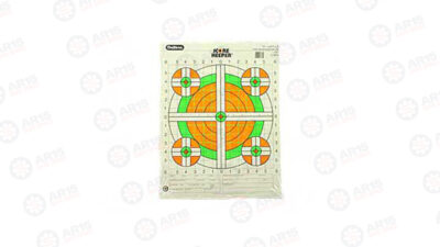 Champion Traps & Targets Flourescent Orange/Green Bullseye Scorekeeper Target 100 Yd Rifle Sight-In 12/Pack 45761 Flourescent Orange/Green Bulls