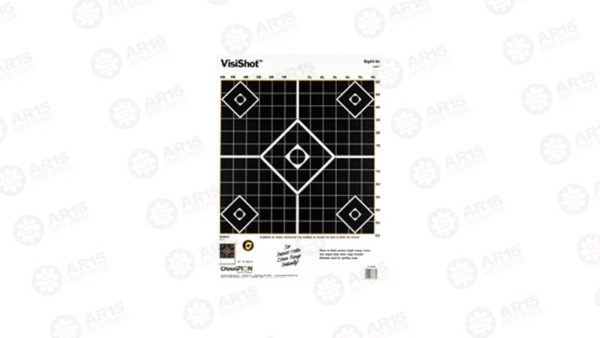 Champion Traps & Targets VisiShot Target Sight-In 10/Pack 45804 VisiShot