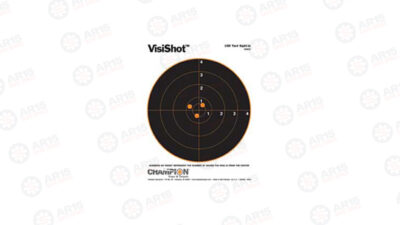 Champion Traps & Targets VisiColor Target 8" Bullseye 10/Pack 45824 VisiColor