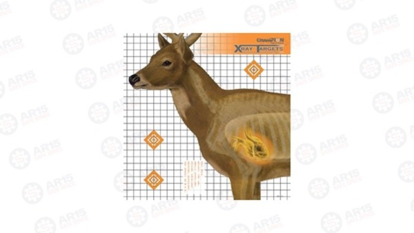 Champion Traps & Targets Deer X-Ray Target 25x25 6/Pack 45902