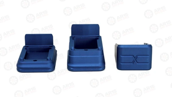 Faxon Modular Mag Extension for G19 Combo Blue