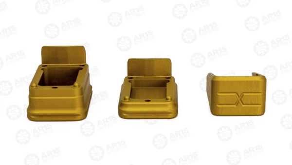 Faxon Modular Mag Extension for G19 Combo Gold