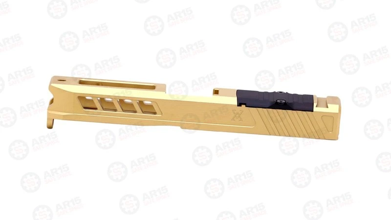 True Precision Axiom Slide Glock G19 Gen3 Gold TiN RMR Optic Cut