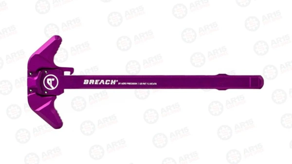Aero AR10 BREACH® AMBI CHARGING HANDLE W/ SMALL LEVER - PURPLE ANODIZED