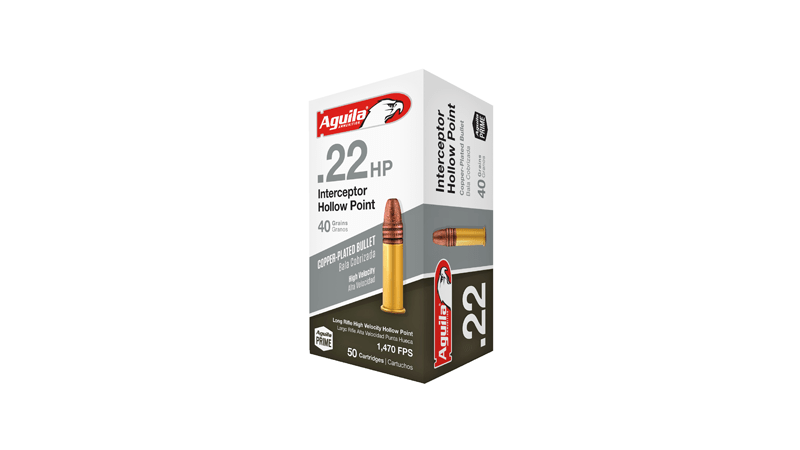 AGUILA 22LR INTERCPT 40GR HP